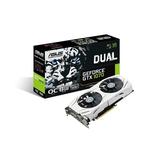 ASUS Videokártya PCI-Ex16x nVIDIA GTX 1070 8GB DDR5 OC