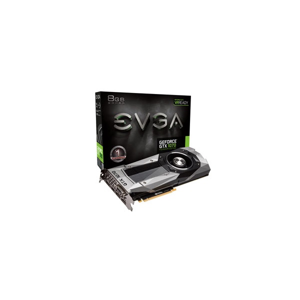 EVGA Videokártya PCI-Ex16x nVIDIA GTX 1070 8GB DDR5