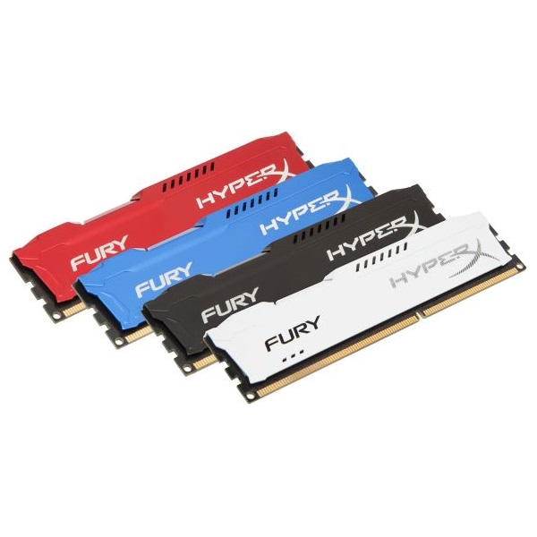 KINGSTON Memória HYPERX DDR3 8GB 1600MHz CL10 DIMM Fury Blue Series