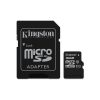 KINGSTON Memóriakártya MicroSDHC 16GB CLASS 10 UHS-I 45MB/s olvasás + Adapter